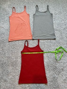 No Boundaries Women's Tank Tops - Coral, Gray, Red